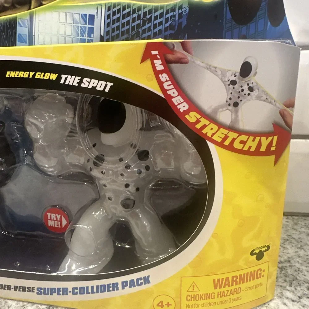 Heroes of Goo Jit Zu Marvel Glow Surge Spider-Verse Super Collider Pack New Toy‎
